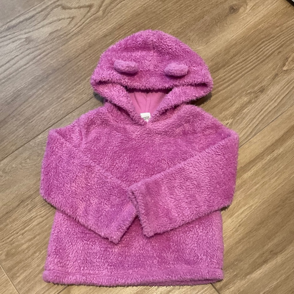 Harper Canyon Purple Sherpa Hoodie Toddler Size 3T